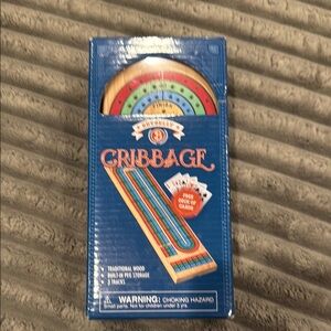 Family Classics Cribbage - Solid Wood NWT